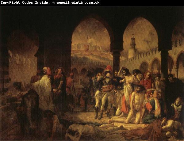 Baron Antoine-Jean Gros Napoleon Visiting the Plague Vicims at jaffa,March 11.1799